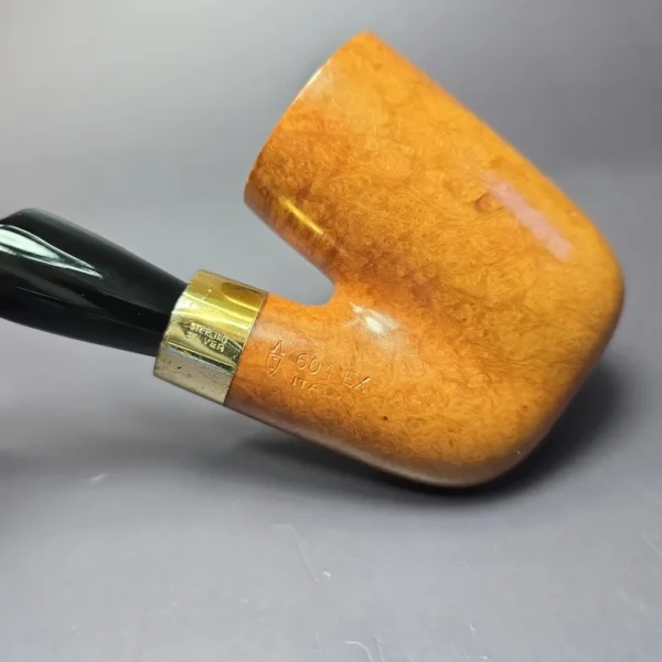 Savinelli Don Lisander 604 EX Smooth Oom Paul Estate Briar Pipe, Unsmoked - Image 6