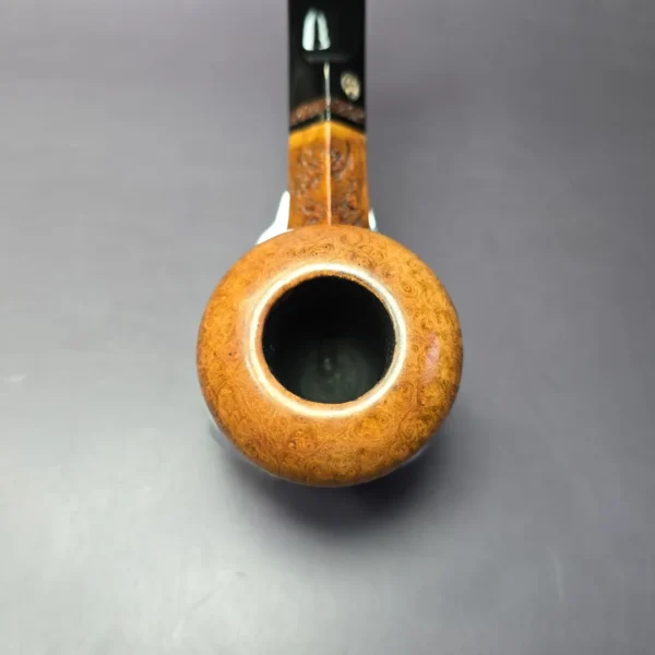 Mark Tinsky 1 Star Partially Sandblasted Bulldog Estate Briar Pipe, American Estates - Image 6