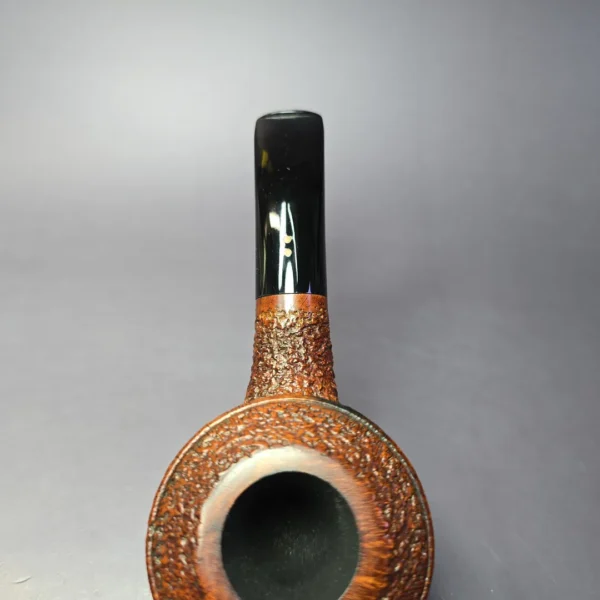 Radice Rind GT Rusticated Bullcap Estate Briar Pipe, Italian Estates - Image 6