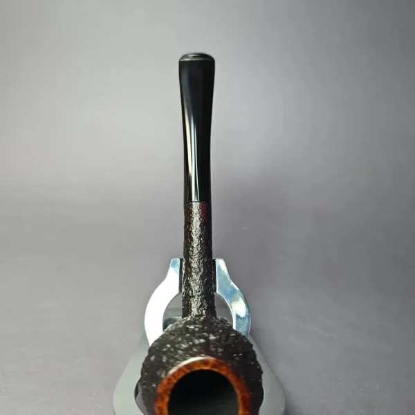 J Mouton Sandblasted Tavern Belge Handmade Briar Pipe, New - Image 6