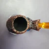 Caminetto Business Rusticated Egg Estate Briar Pipe, Italian Estates - Image 6