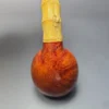 SU Pipes Smooth Brandy w/ Buddha Bamboo Handmade Briar Pipe, New - Image 7