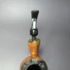 Bari Wiking XL Partially Sandblasted Freehand Estate Briar Pipe, Danish Estates - Image 7