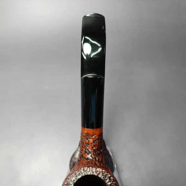 Ascorti Business Rusticated Bent Stack Estate Briar Pipe, Unsmoked - Image 7
