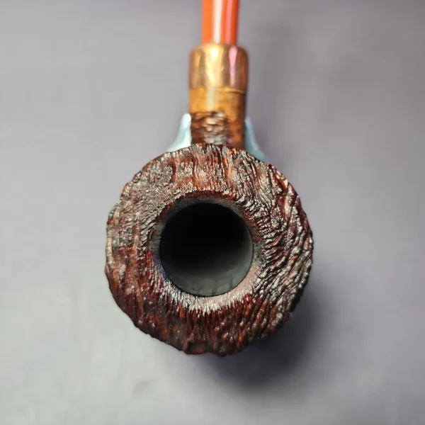 4th Generation (by Ascorti) 1897 Rusticated Dublin Estate Briar Pipe, Unsmoked - Image 7