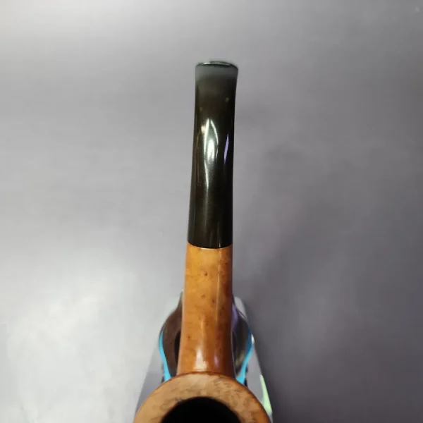 Ed Burak Connoisseur XL "LC" Smooth Bent Billiard Estate Briar Pipe, American Estates - Image 7