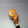 Michael Novak Smooth Spiral Carved Billiard Estate Briar Pipe, Unsmoked - Image 7