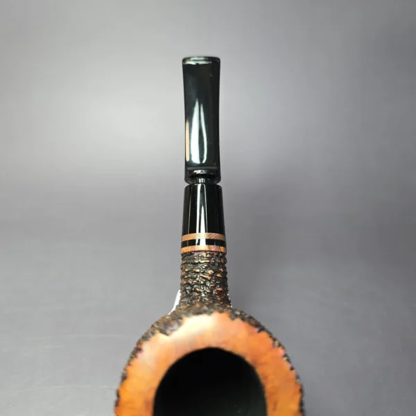 Becker (Paolo) XL (G) Rusticated Pot Estate Briar Pipe, Italian Estates - Image 7