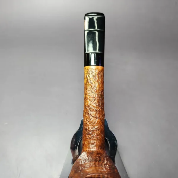 Charatan's Make 20104DC Sandblasted Lumberman Estate Briar Pipe, English Estates - Image 7