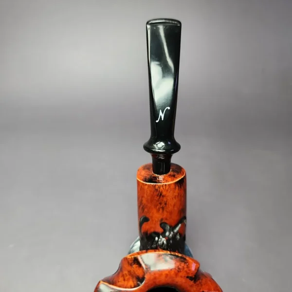 Nording Partially Rusticated Freehand Estate Briar Pipe, Unsmoked - Image 7