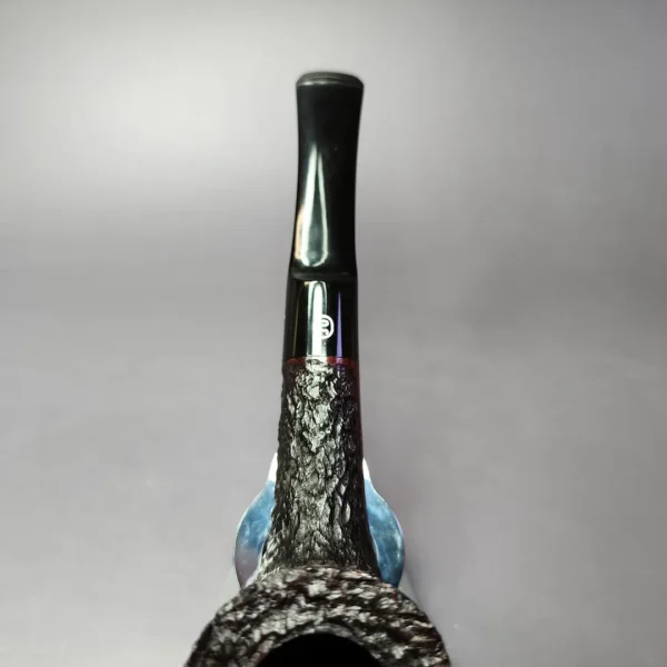 James Upshall Bark Group 6 Rusticated Dublin Estate Briar Pipe, Unsmoked - Image 7