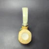 MBSD Meerschaum Silver Bent Panel Dublin Block Meerschaum Pipe, New - Image 7