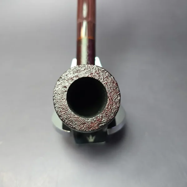 Sean Reum Contrast Sandblasted Saddle Billiard Handmade Briar Pipe, New - Image 7