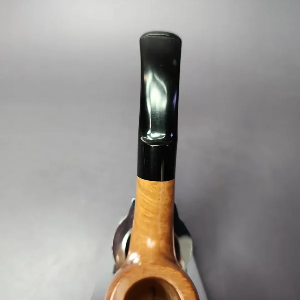 Roma Smooth Bent Apple Estate Briar Pipe, Unsmoked - Image 7