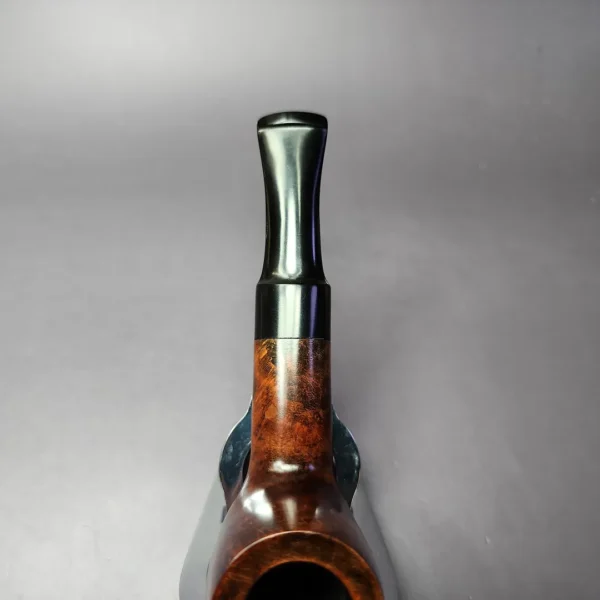 Roma Smooth Saddle Billiard Estate Briar Pipe, Unsmoked - Image 7