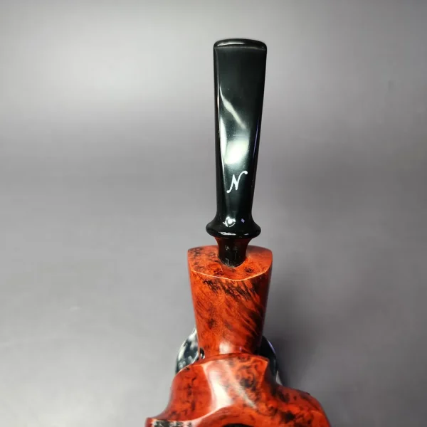 Nording Partially Rusticated Freehand Estate Briar Pipe, Unsmoked - Image 7
