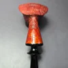 HS Studio Fumed Sandblasted Volcano Estate Briar Pipe, Unsmoked - Image 7