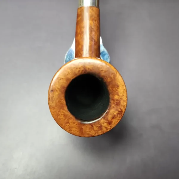 Viprati 1 Clover Smooth Acorn w/ Silver Estate Briar Pipe, Italian Estates - Image 7