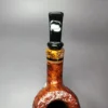 Peder Jeppesen Sandblasted Apple w/ Amberoid Estate Briar Pipe, Danish Estates - Image 7