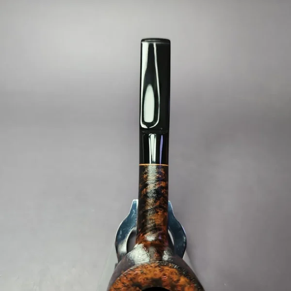 Sean Reum Glacier "Eggshell" Sandblast Dublin Handmade Briar Pipe, New - Image 7
