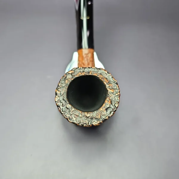 Caminetto Business 156 KS Rusticated Dublin Estate Briar Pipe, Italian Estates - Image 7