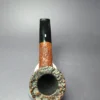 Castello Old Sea Rock SK 33 Rusticated Canadian Estate Briar Pipe, Italian Estates - Image 7