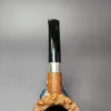 Savinelli Autograph Part Sandblasted Freehand w/ Silver Estate Briar Pipe, Italian Estates - Image 7