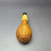 Chris Asteriou Contast Sandblasted Apple w/ Bamboo Estate Briar Pipe, Unsmoked - Image 7