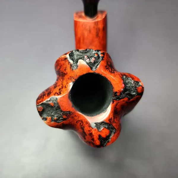 Nording Partially Rusticated Freehand Estate Briar Pipe, Unsmoked - Image 7
