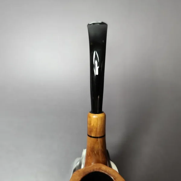 Castello "Castello" 4K Spiral Carved Egg Estate Briar Pipe, Italian Estates - Image 7