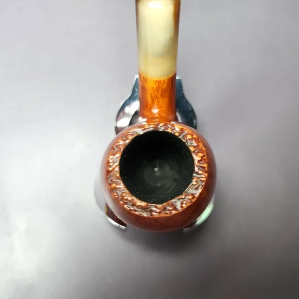 Talamona Marco Polo Smooth Bent Egg Estate Briar Pipe, Italian Estates - Image 7