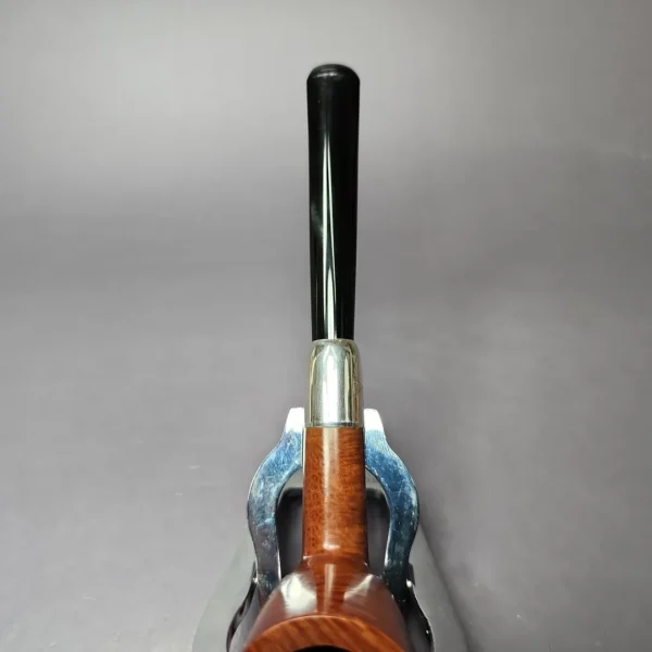 WDC Sterling Hand Made Smooth Army Mount Dublin Estate Briar Pipe, American Estates - Image 7