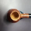 Chacom Flame Grain 871 Sandblasted Author Estate Briar Pipe, Unsmoked - Image 7