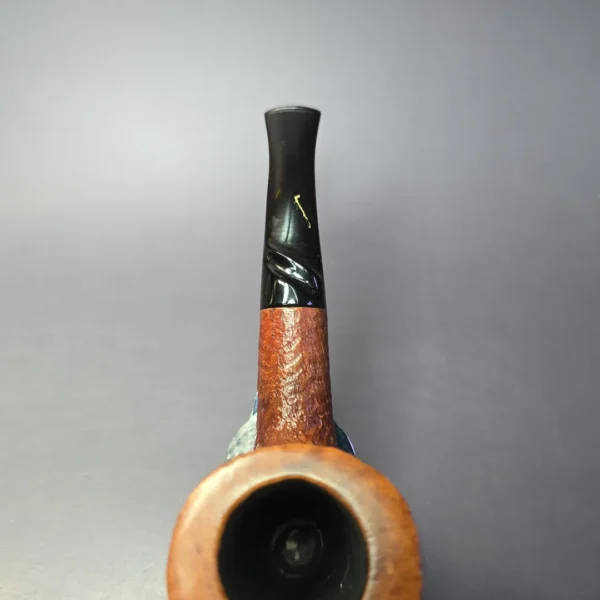 Savinelli Autograph 5 Sandblasted Freehand Estate Briar Pipe, Italian Estates - Image 7