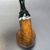 PapaBearPipes by Tim Beaumont Smooth Bent Ball Handmade Briar Pipe, New - Image 7
