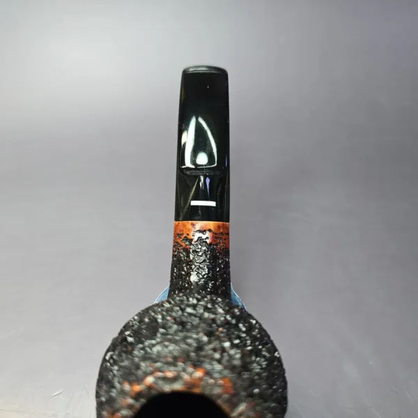 Don Carlos One Note Rusticated Bulldog Estate Briar Pipe, Italian Estates - Image 7