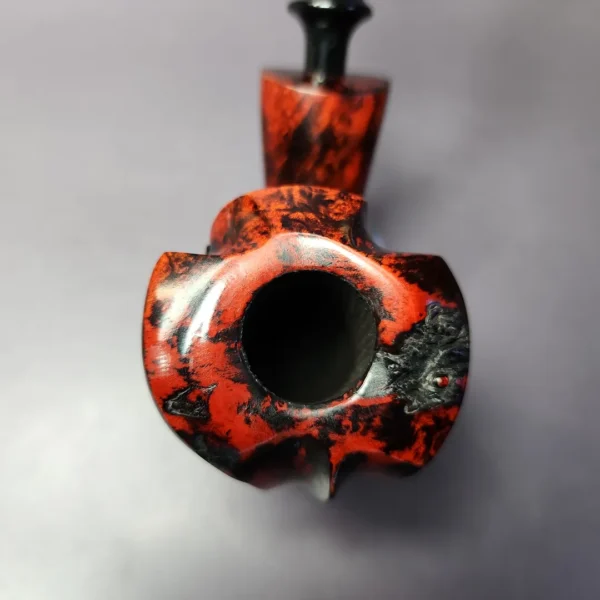 Nording Partially Rusticated Freehand Estate Briar Pipe, Unsmoked - Image 7