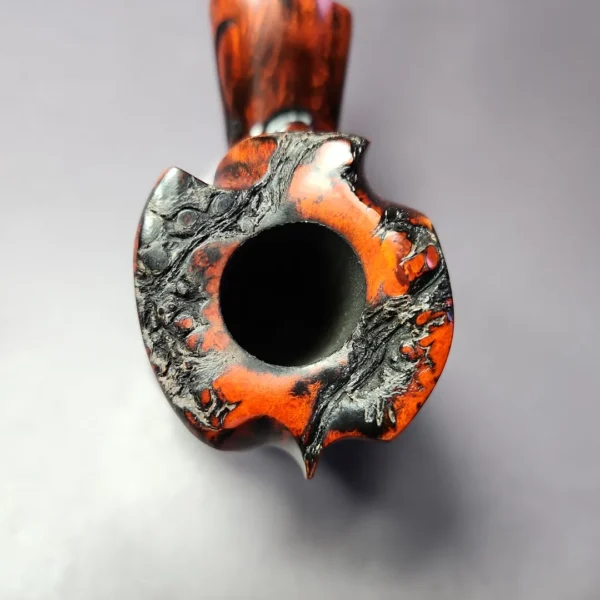 Nording Partially Rusticated Freehand Estate Briar Pipe, Unsmoked - Image 7