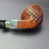 Ser Jacopo Senecta Maxima Sandblasted Bulldog Estate Briar Pipe, Italian Estates, 9mm - Image 8