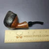 Bari Wiking XL Partially Sandblasted Freehand Estate Briar Pipe, Danish Estates - Image 8