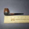 WO Larsen Partially Rusticated Brandy Estate Briar Pipe, Danish Estates - Image 8