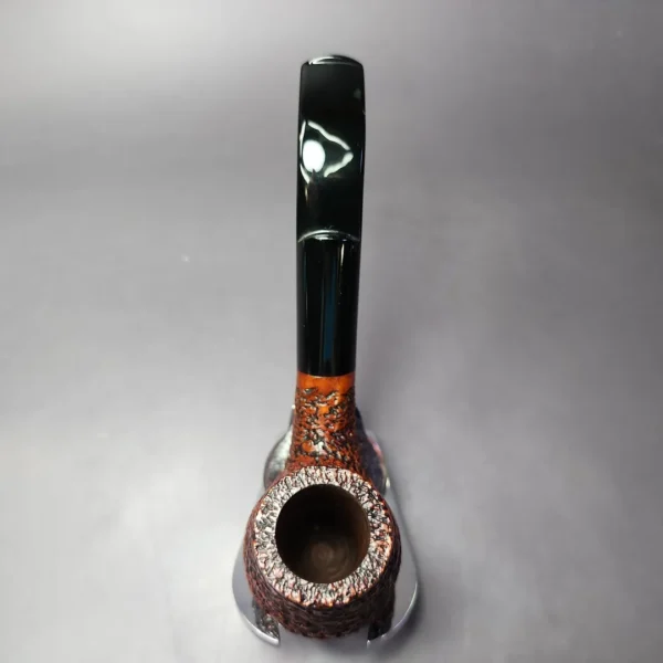 Ascorti Business Rusticated Bent Stack Estate Briar Pipe, Unsmoked - Image 8