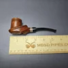 Michael Novak Smooth Spiral Carved Billiard Estate Briar Pipe, Unsmoked - Image 8