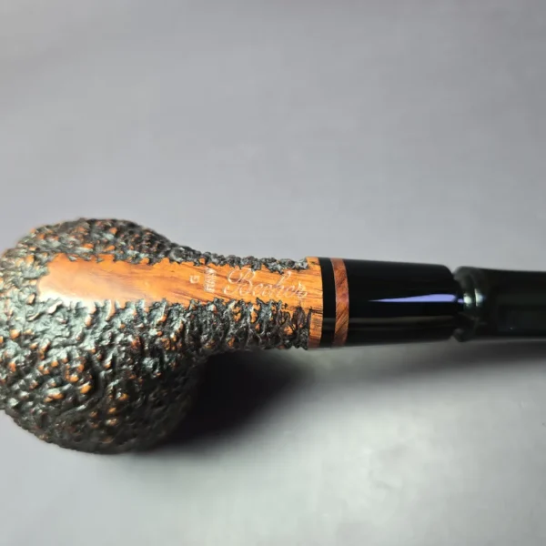 Becker (Paolo) XL (G) Rusticated Pot Estate Briar Pipe, Italian Estates - Image 8
