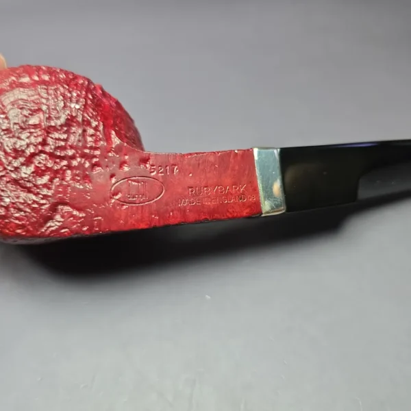 Dunhill 2008 Ruby Bark 5217 Squat Bulldog Estate Briar Pipe, English Estates - Image 8