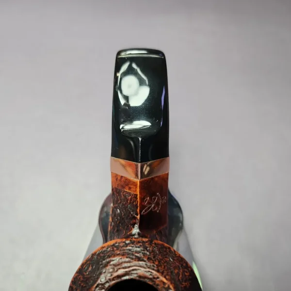 Morgan BlackJack 30 Sandblasted Bulldog Briar Pipe, New - Image 8