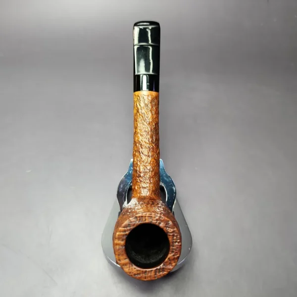Charatan's Make 20104DC Sandblasted Lumberman Estate Briar Pipe, English Estates - Image 8