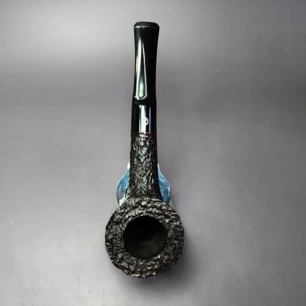 James Upshall Bark Group 6 Rusticated Dublin Estate Briar Pipe, Unsmoked - Image 8
