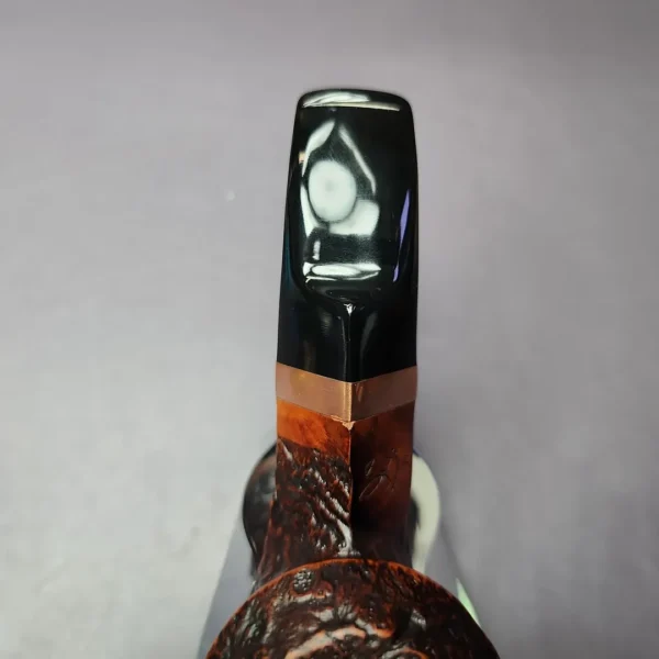 Morgan BlackJack 30 Sandblasted Bulldog Briar Pipe, New - Image 8