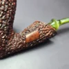 Gregorio Rusticated Freehand Estate Briar Pipe, Unsmoked - Image 8
